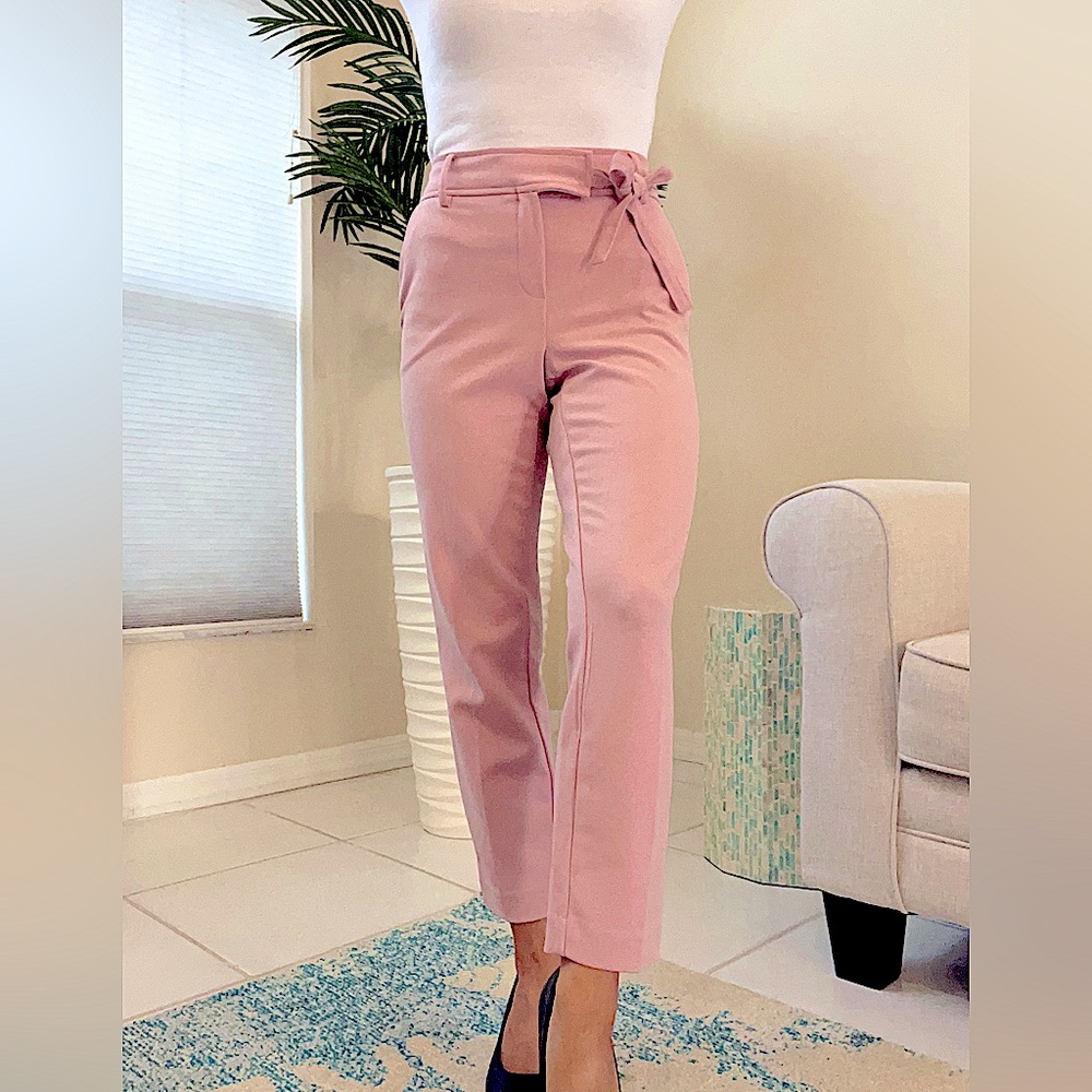 Mid Rise Pink Bootcut Work Pant Size 8